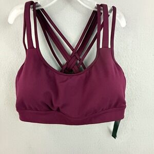 Victoria‎ Sport Bra Women's Large Crisscross Back Padded Sports Bra Wire Free